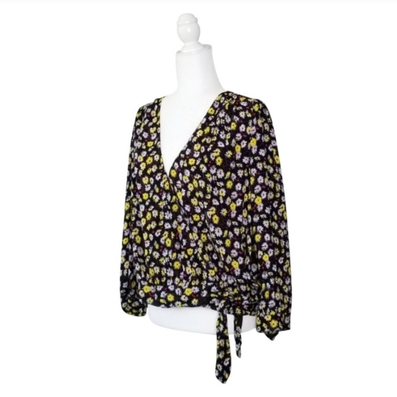 Madewell Tops - Madewell Wrap Top in French Floral